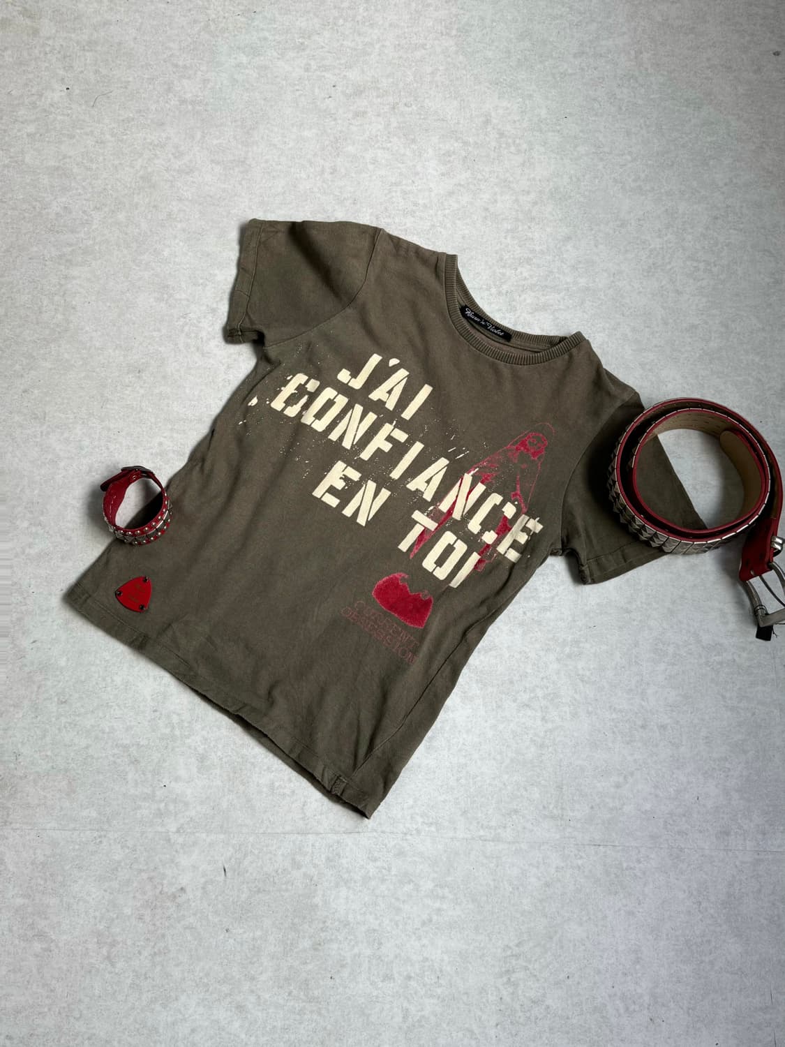 지저스 프린팅 피크 반팔 상품이미지3