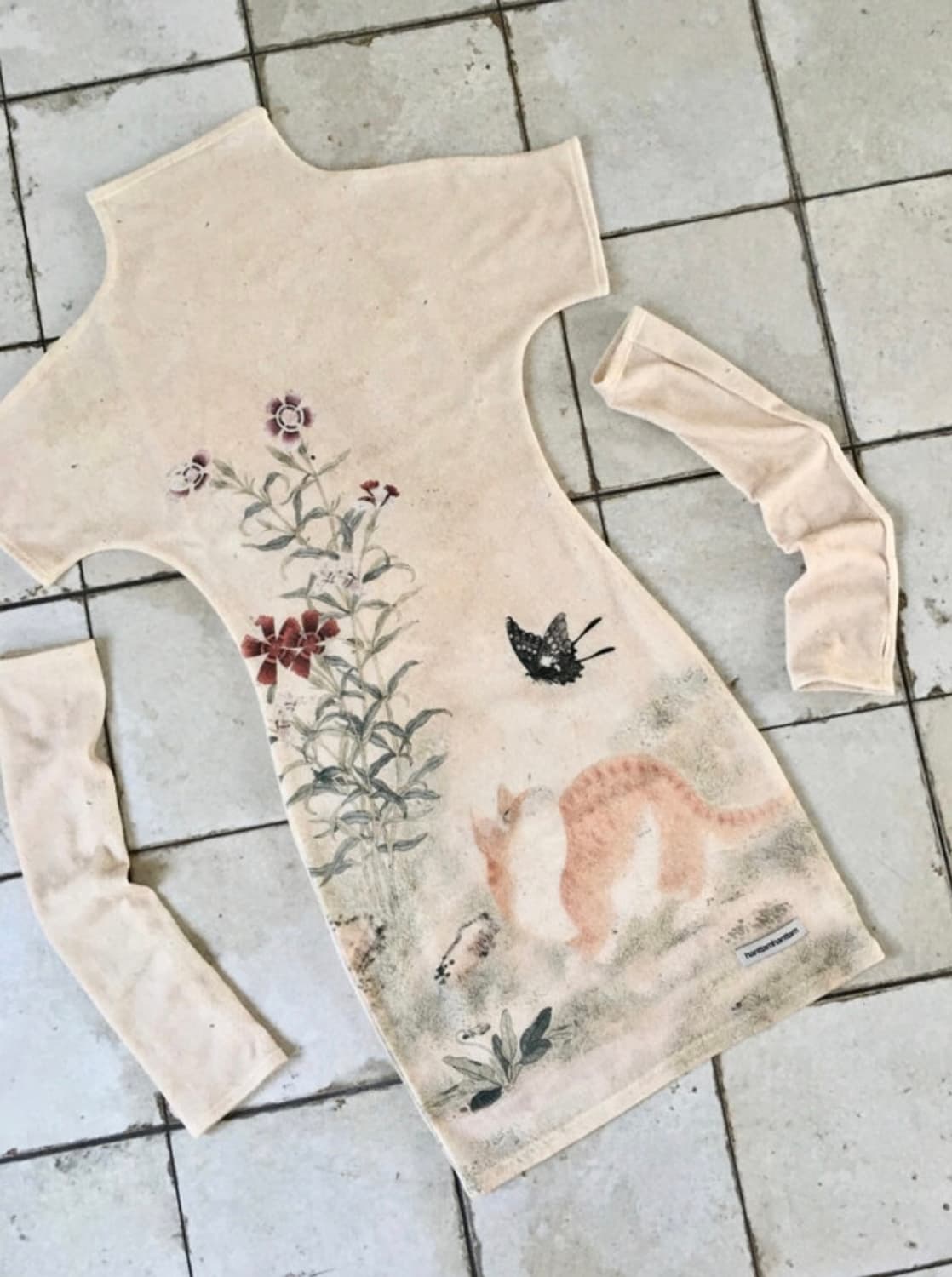 Hanttam_x2 황묘릉접도 니트 원피스 상품이미지3