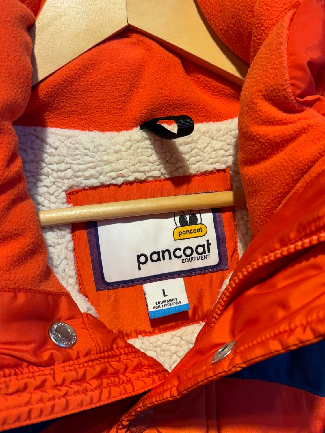 팬콧 오렌지 숏 패딩베스트 L 상품이미지5