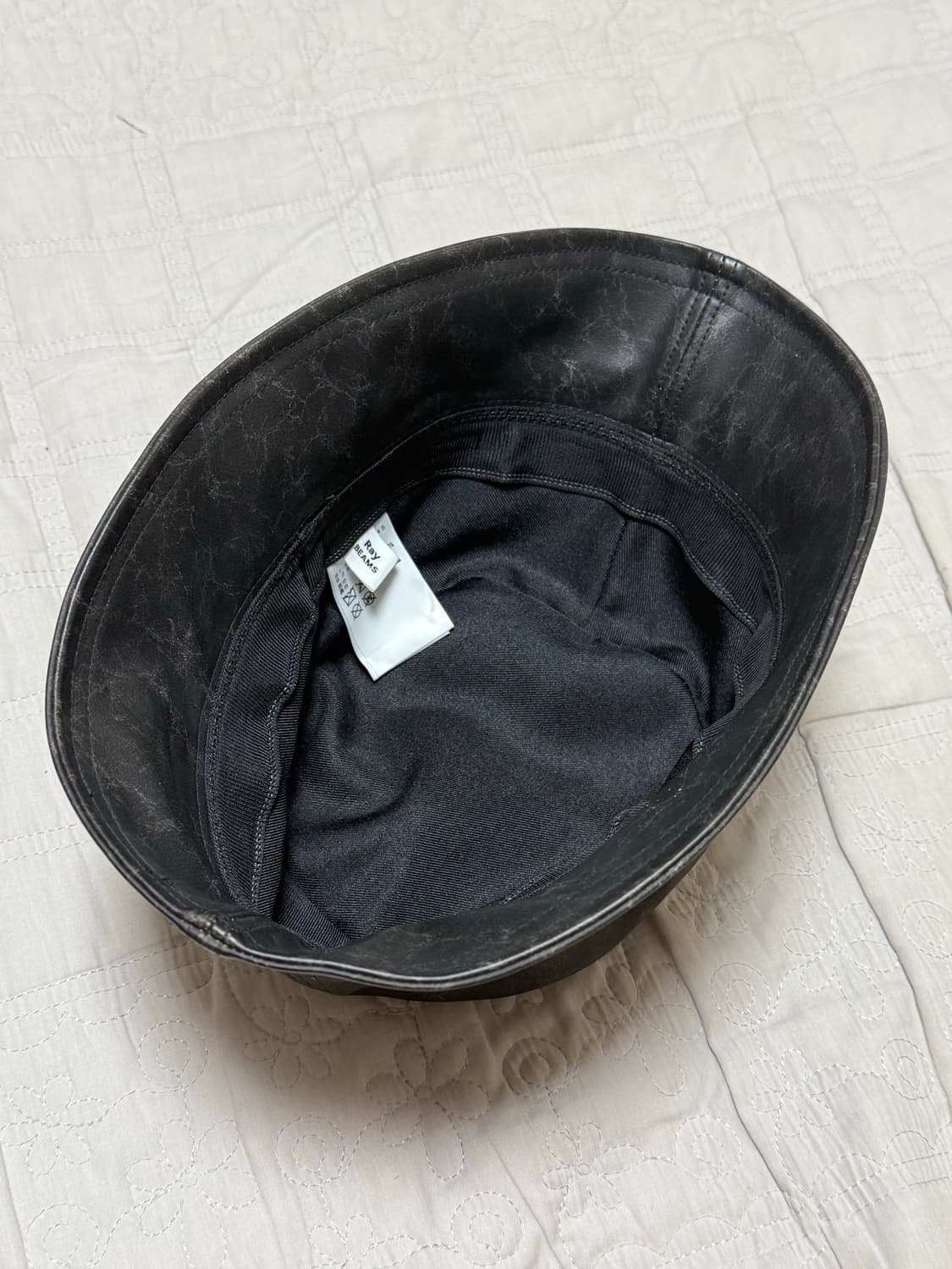 빔즈 레더 버킷햇 상품이미지3