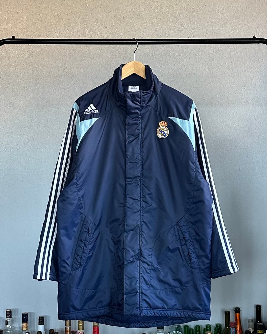 [XL]아디다스 레알마드리드 벤치 파카 패딩 상품이미지1
