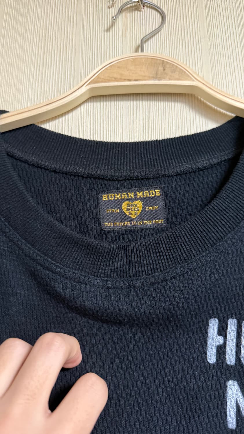 휴먼메이드 써멀 롱슬리브 블랙 M 상품이미지3