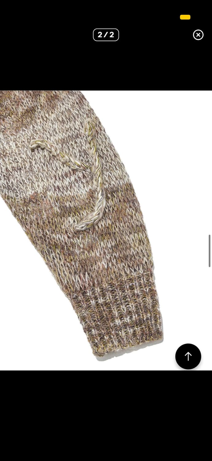 오픈와이와이 쉬머 풀오버 베이지 니트 상품이미지2