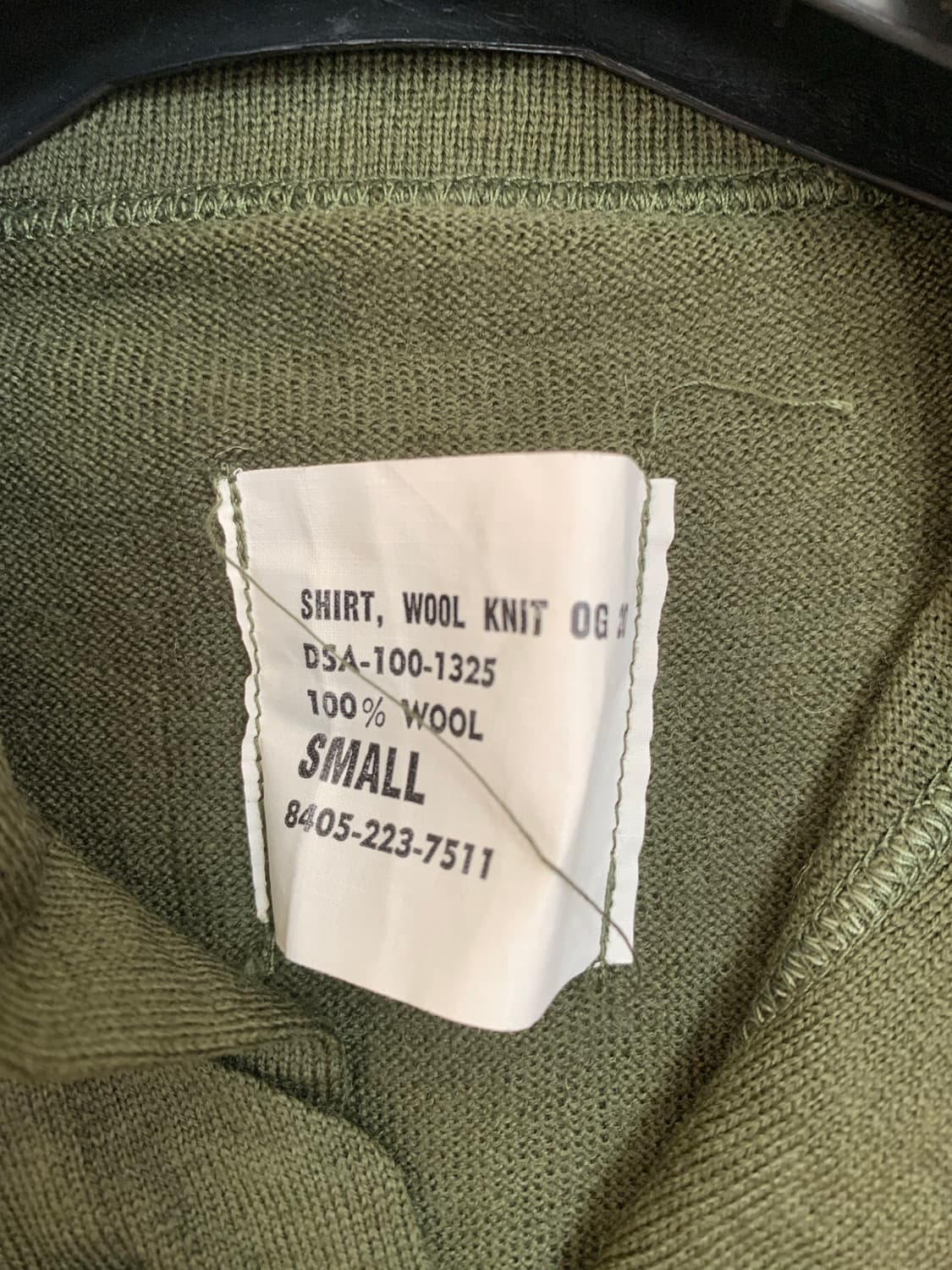 60‘s US army wool knit 상품이미지2