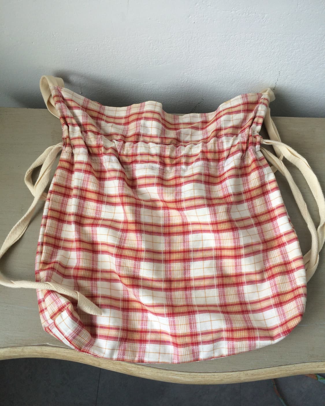 check pattern tote bag 상품이미지4