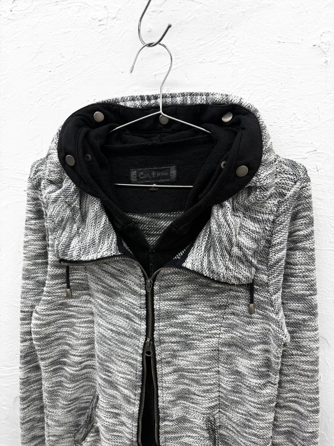 cook jeans 레이어드 후드집업 상품이미지2