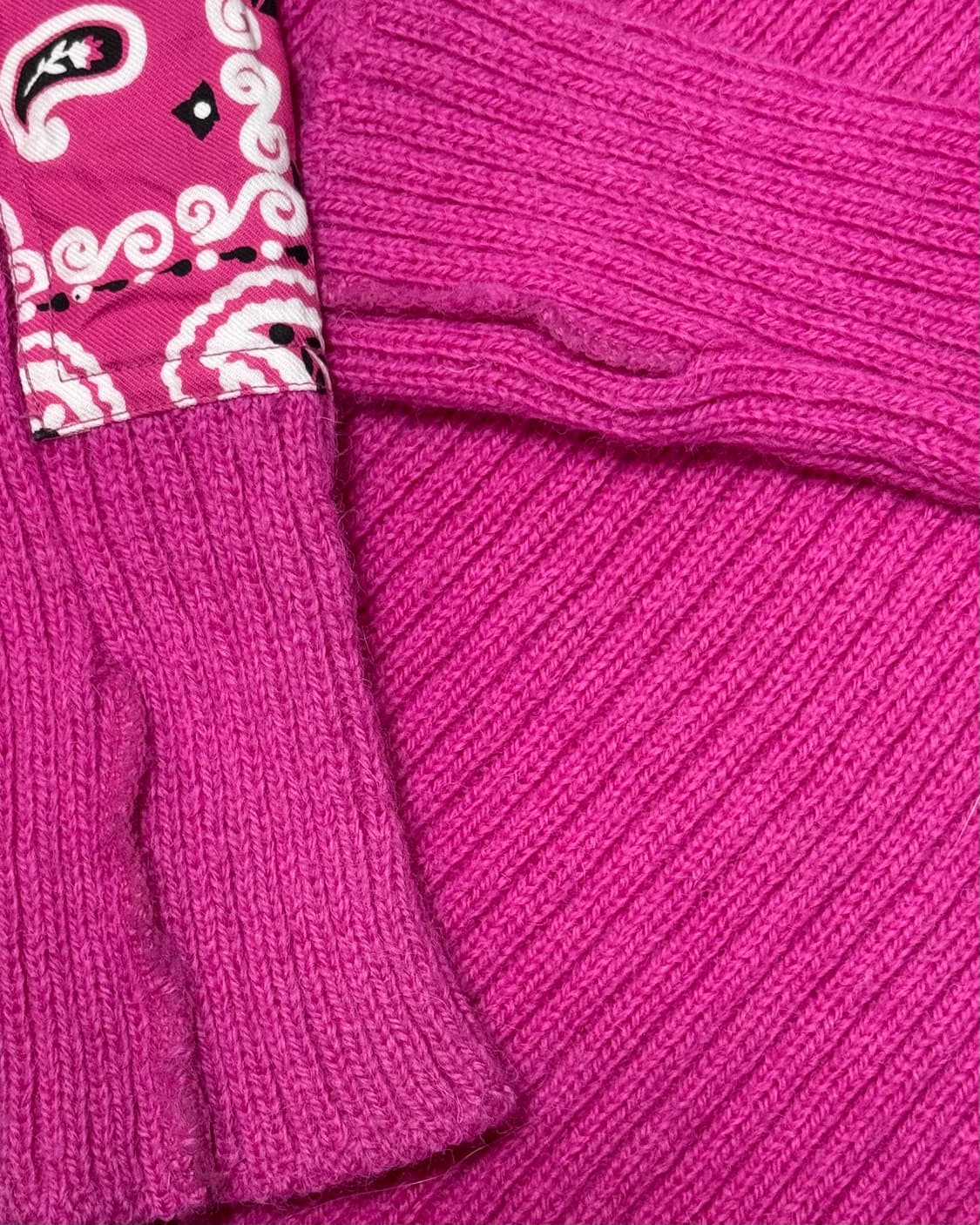 히스테릭 글래머 H.G ARMY 마젠타 컬러 니트 탑 상품이미지4