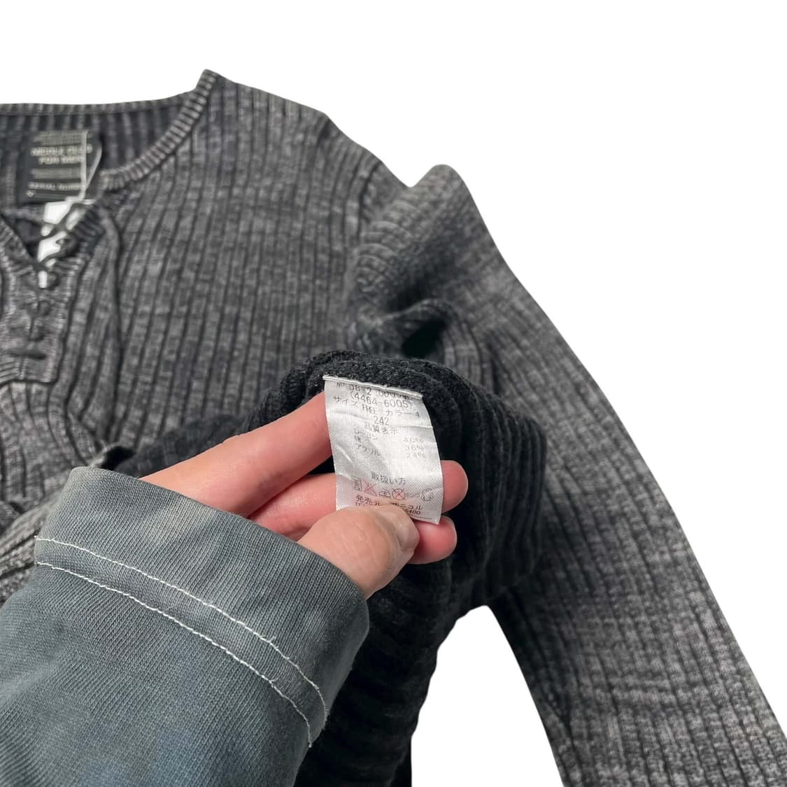 Nicole club 가먼츠 다잉 롱슬리브 상품이미지6