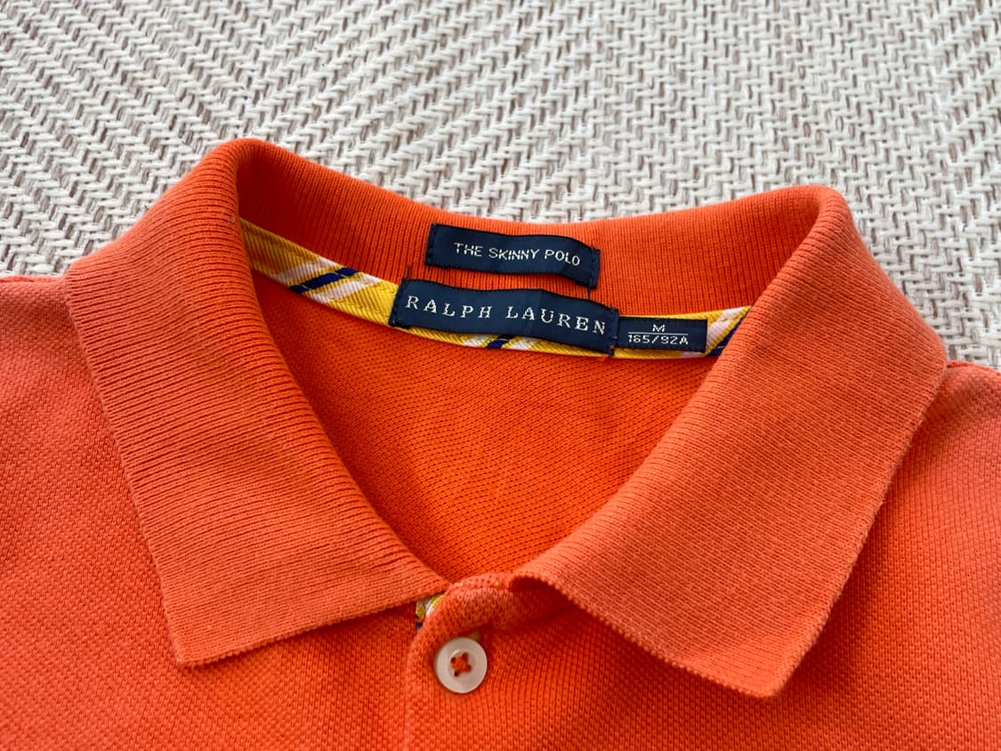 폴로랄프로렌 오렌지 카라 반팔티  상품이미지4
