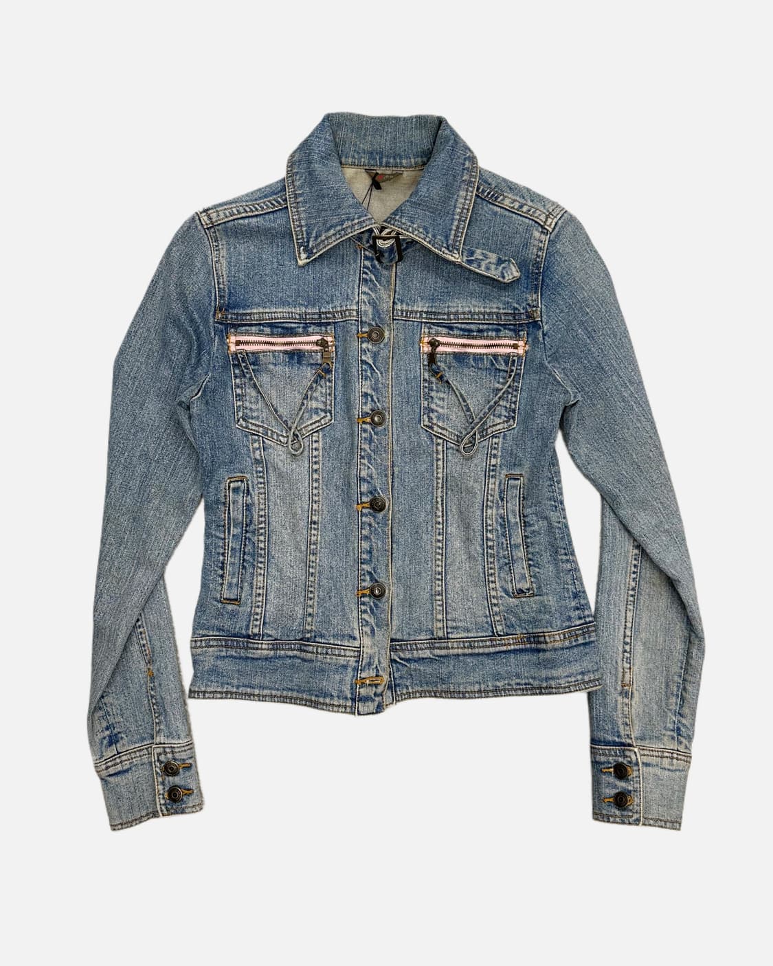 strap detail denim jacket 상품이미지1