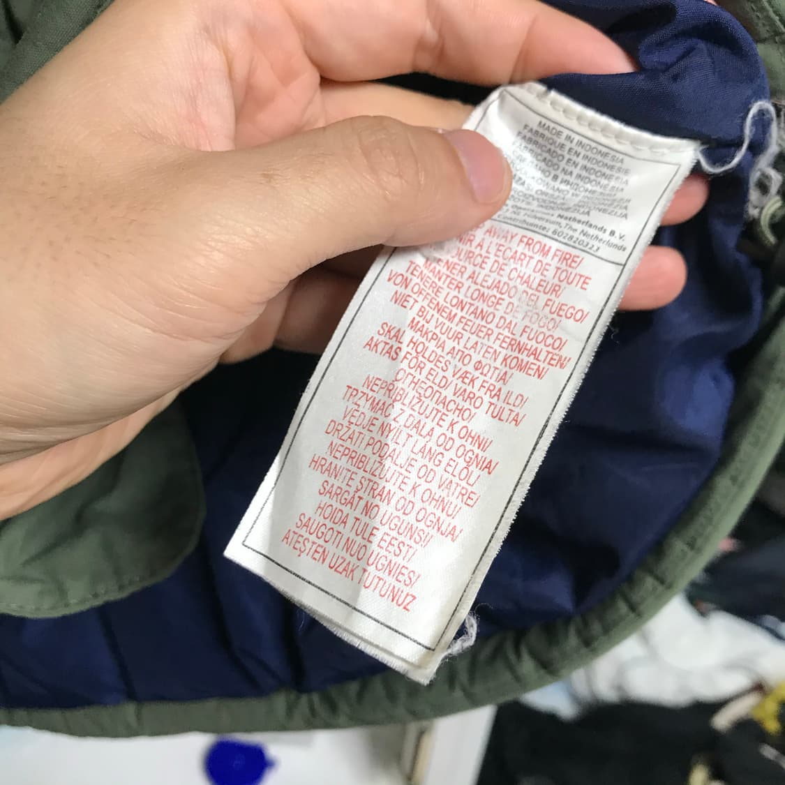 나이키 스펠로고 누빔 조끼패딩점퍼 상품이미지4