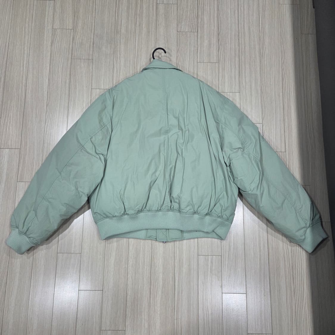 자라 나누시카 패디드 봄버 L사이즈 그린 상품이미지2