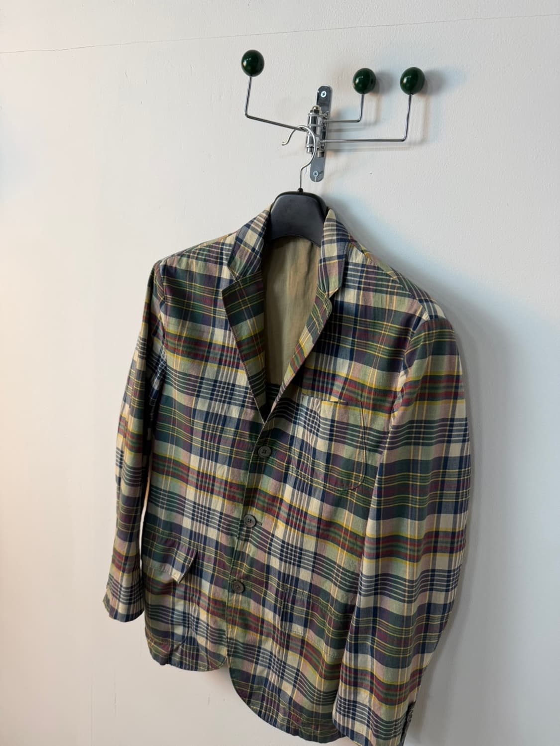 폴로 랄프로렌 마드라스 체크 블레이져 자켓  상품이미지4