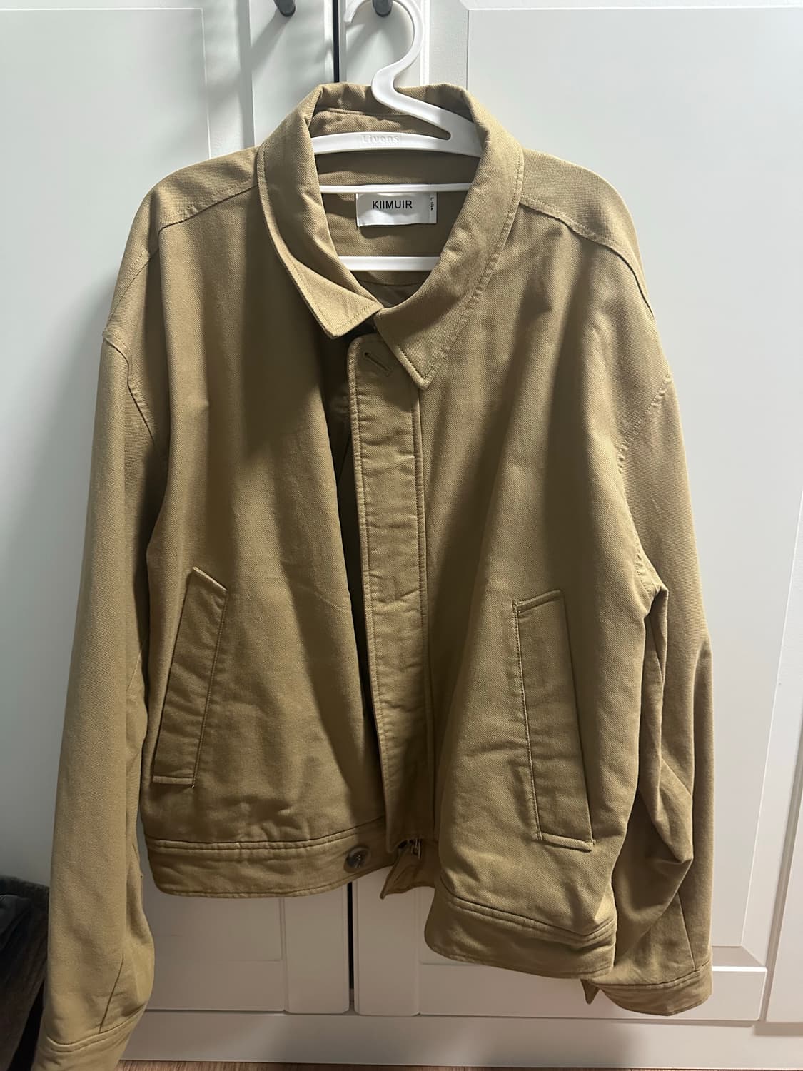 키뮤어 베이지 옥스포드 자켓 상품이미지2