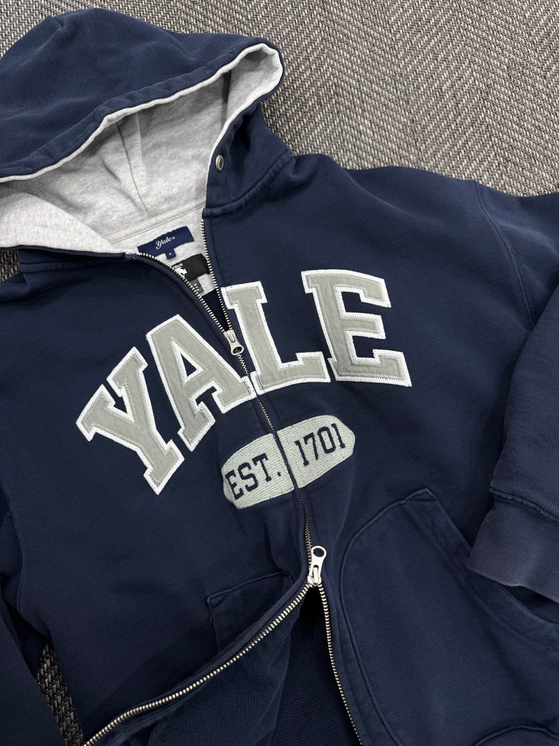 예일x데상트 투웨이 후드집업 상하의 셋업 상품이미지2