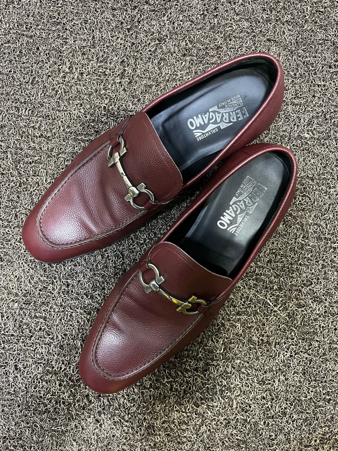 Salvatore Ferragamo 간치니 로퍼 / 버건디 / 9 X 상품이미지4