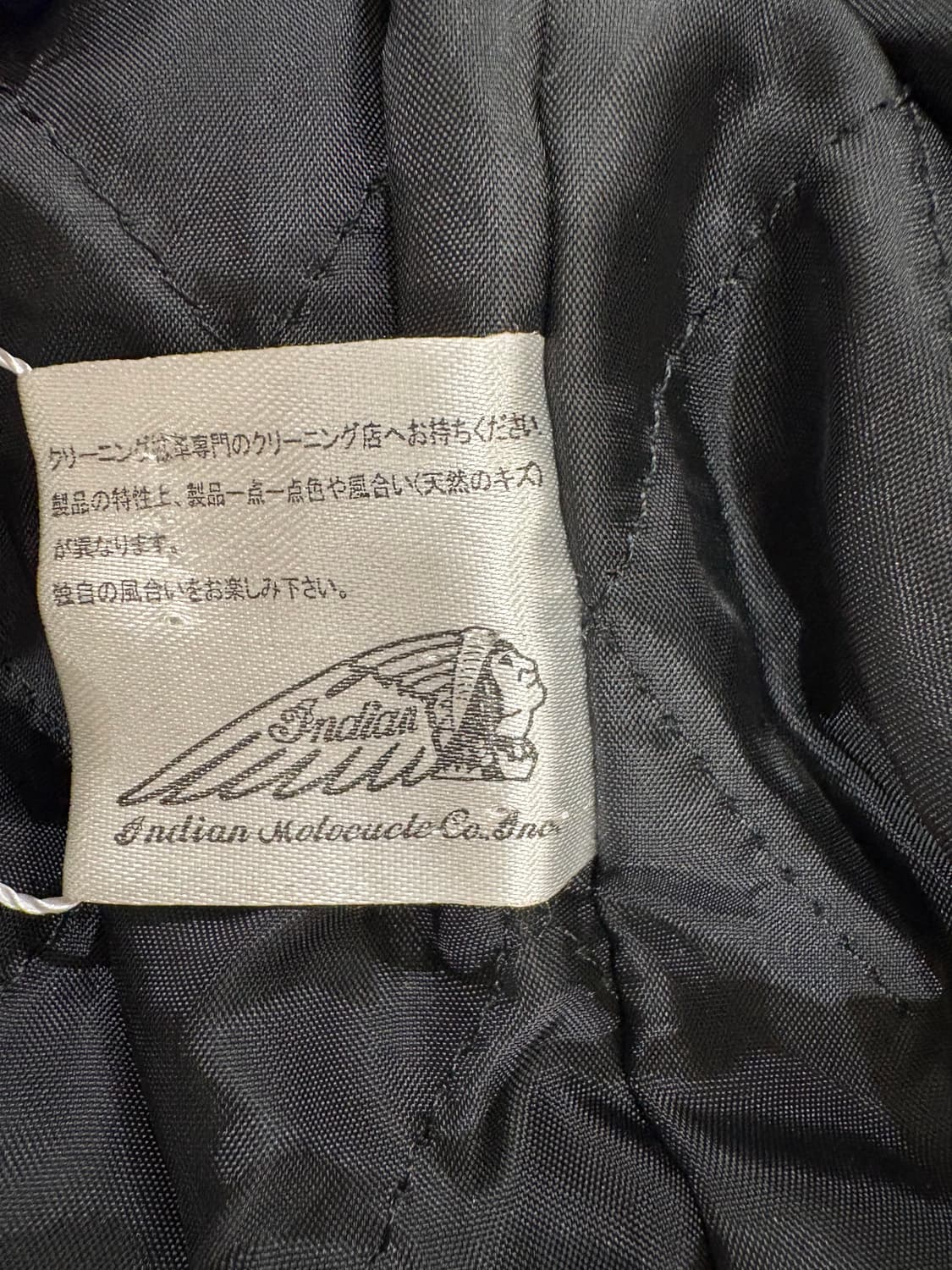 인디안 모터사이클 레더 바시티 자켓 상품이미지6