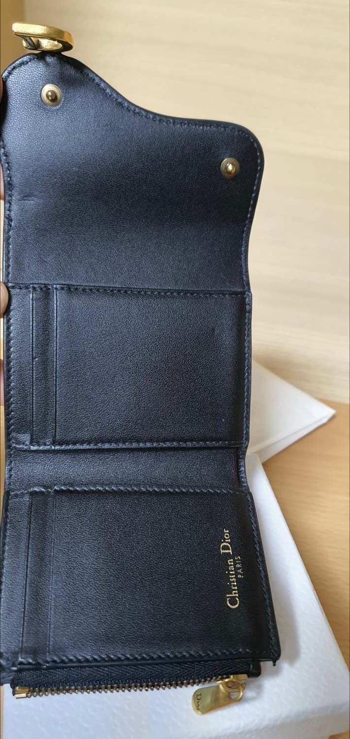 디올 새들 로투스 반지갑/지갑 정품S급(감정O) 상품이미지9