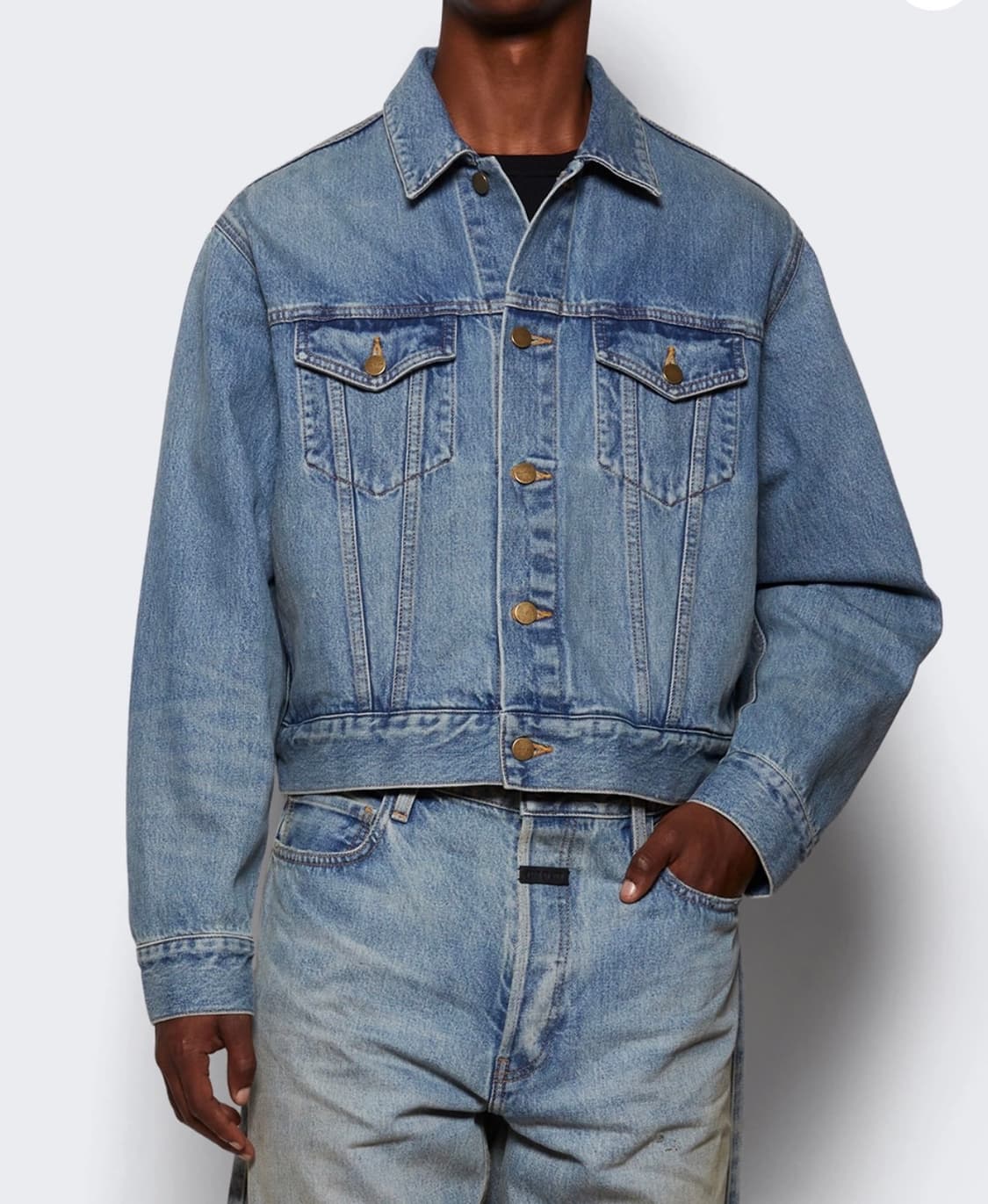 피어오브갓 시빌컬렉션 데님 트럭커 자켓 라이트 인디고 상품이미지1