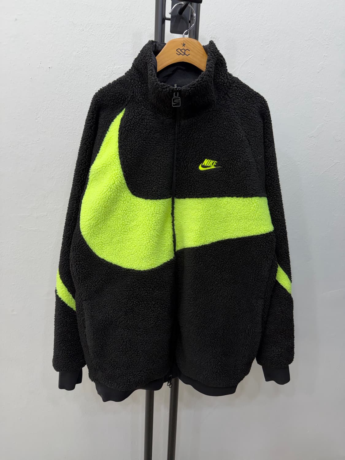 정품) 나이키 남성 리버시블 양면 뽀글이 플리스 L 상품이미지1