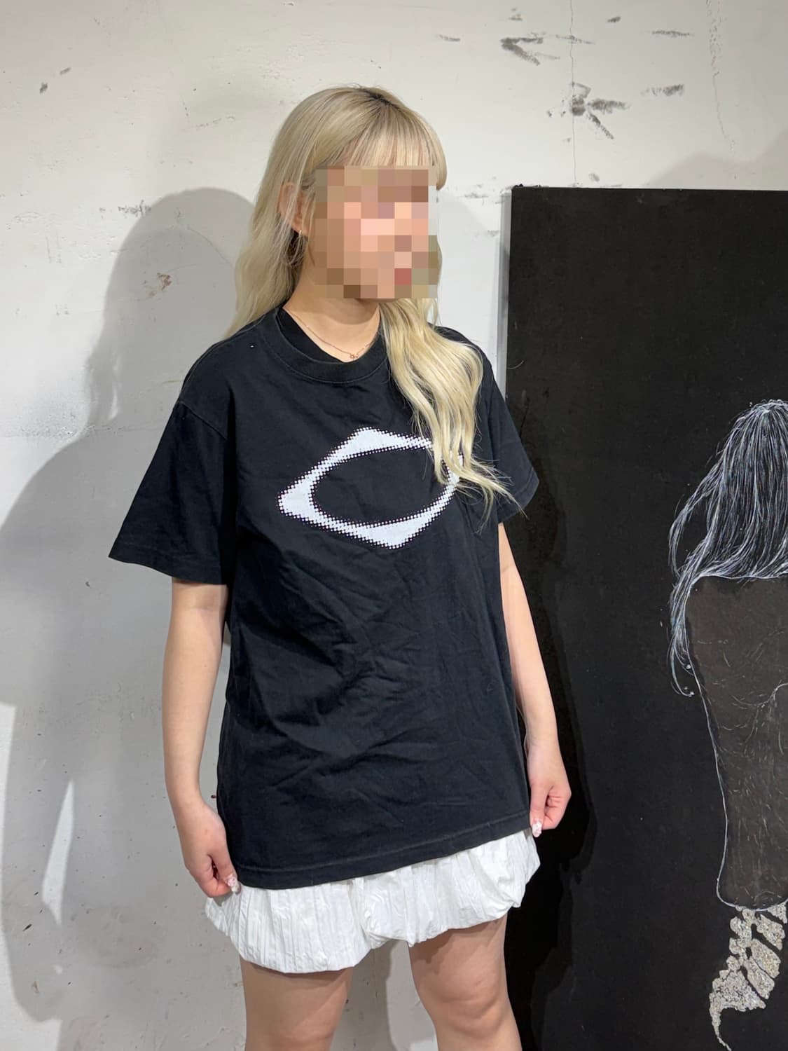 미스치프 롬버스 블랙 반팔 티셔츠 상품이미지1