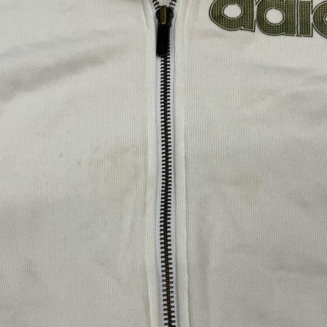 아디다스 화이트 브라운 카키 져지 트랙탑 95 상품이미지8