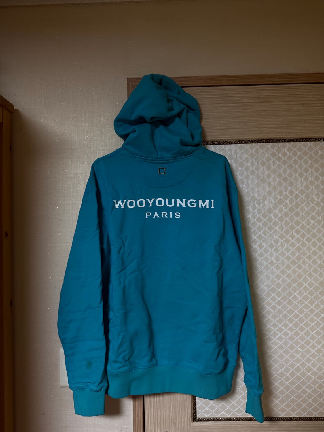 우영미 백로고 후드 상품이미지1