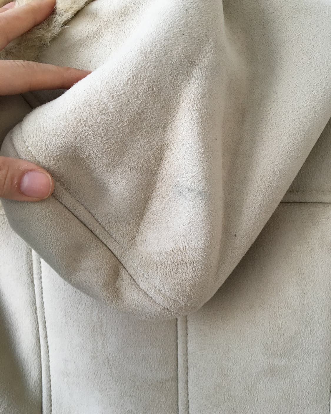 Fake fur duffle button hood coat 상품이미지6