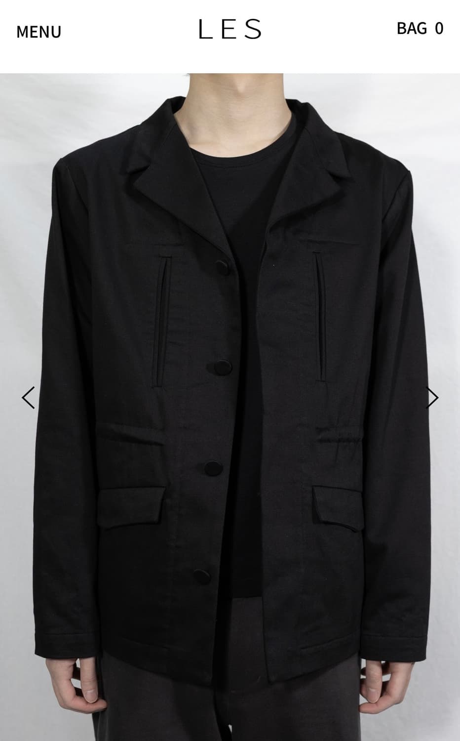 Les f2자켓 블랙 1 상품이미지1