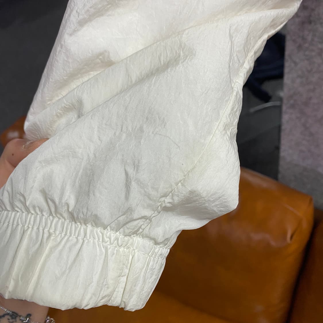 나이키 빅스우시 우븐 윈드브레이커 화이트블랙자켓  B4530 상품이미지7