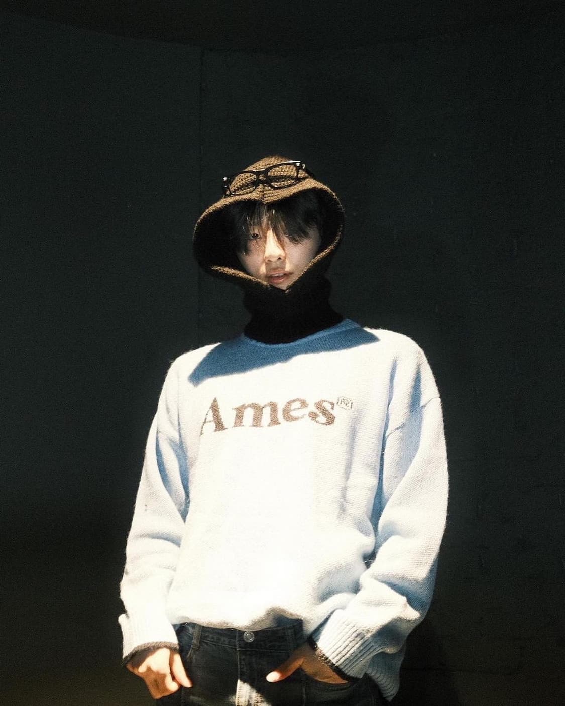 AMES COLORED LOGO KNIT 상품이미지3