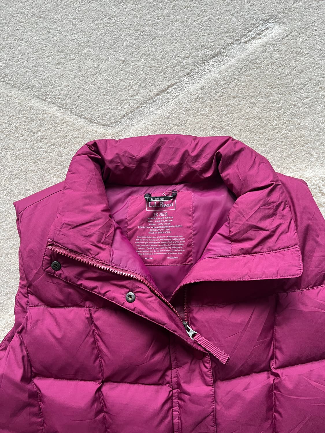 90s 엘엘빈 퍼텍스 인슐레이티드 패딩 베스트 (103-105) 상품이미지4