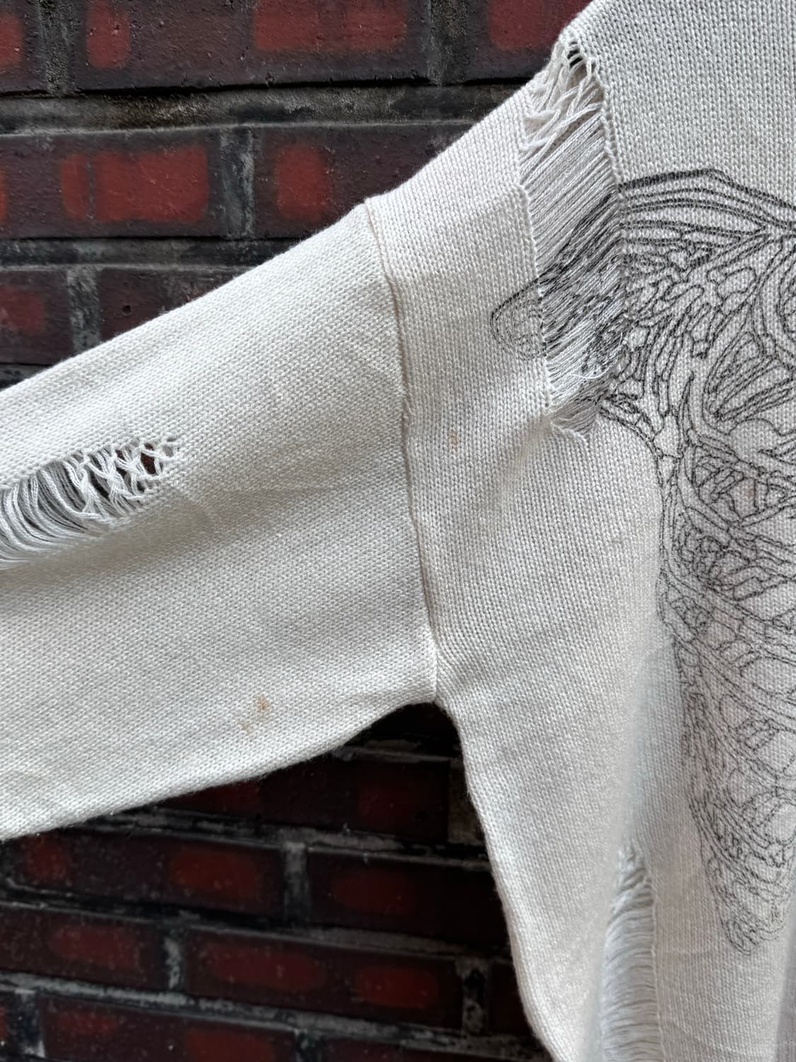 Dirally 본 그런지 니트  상품이미지3