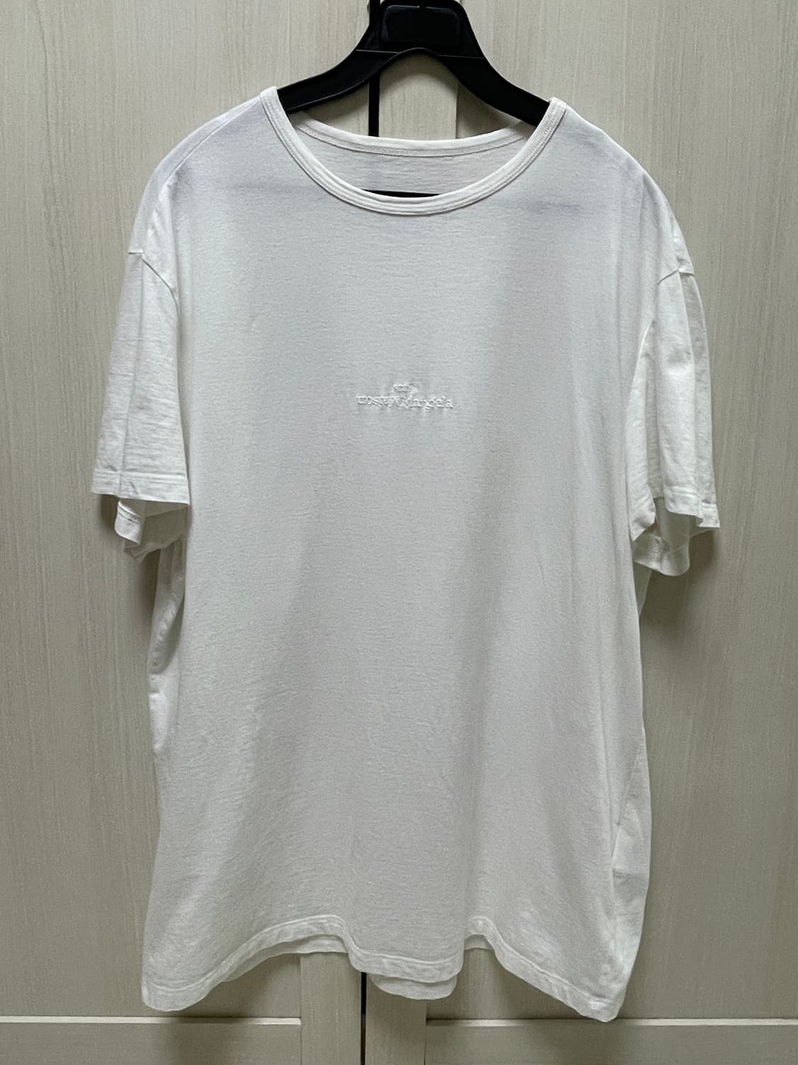 Maison Margiela 메종 마르지엘라 코튼 반팔티 화이트 M사이즈 상품이미지1