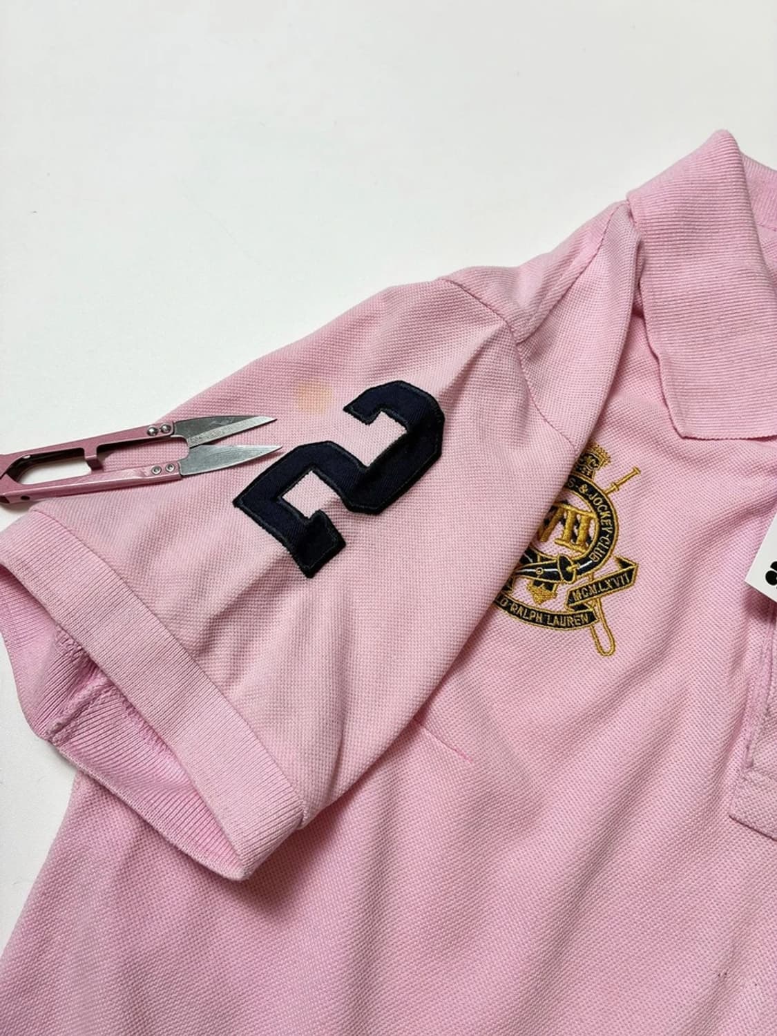 폴로 랄프로렌 핑크 빅포니 자수 PK 반팔 티셔츠 PN9503 상품이미지4
