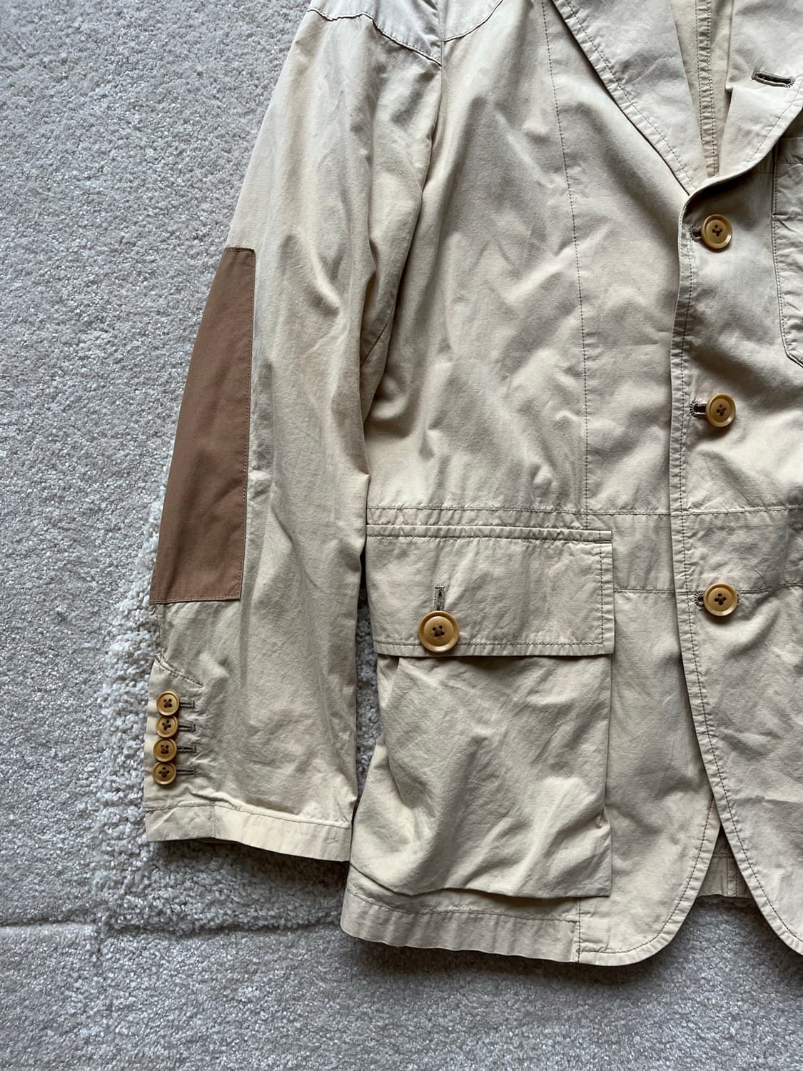 Nigel Cabourn 베이지 헌팅 자켓 (100-103) 상품이미지4