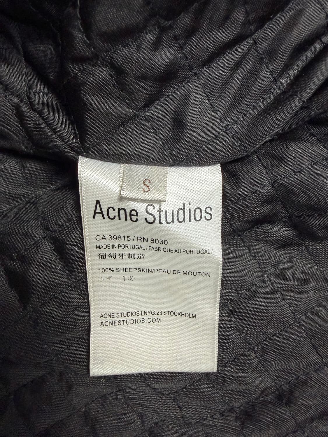 🖤 Acne Studios 라이더 가죽 자켓 (여성용) 상품이미지6