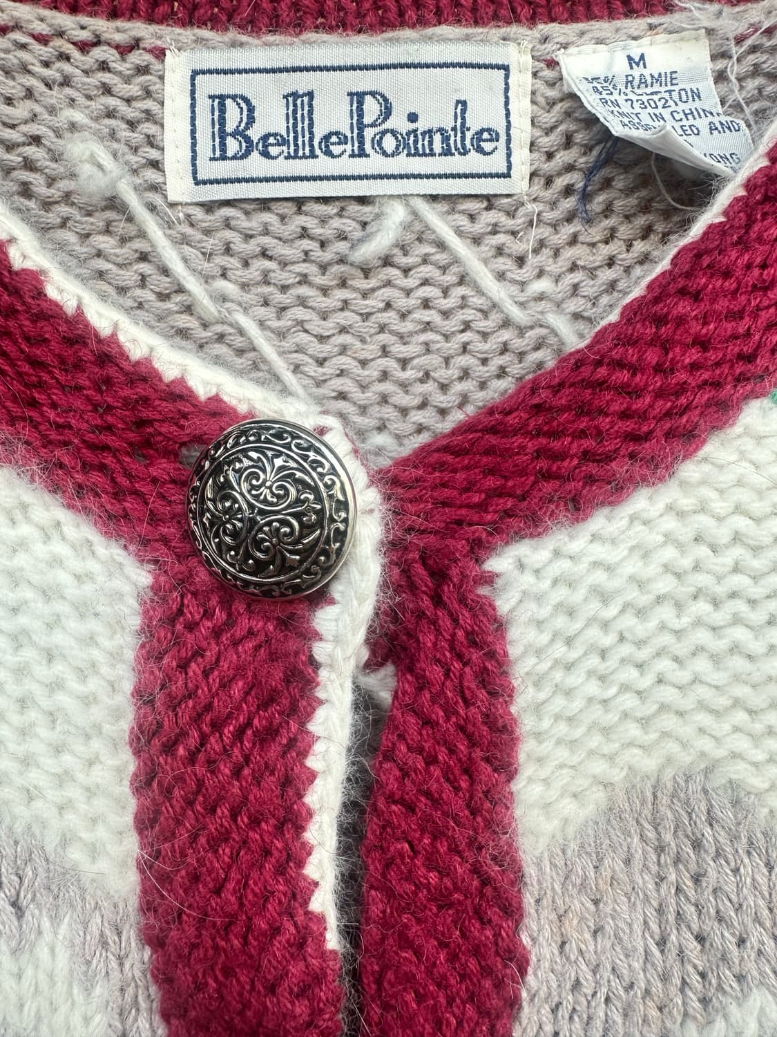 벨포인트의 스노우 노블티 가디건 상품이미지4