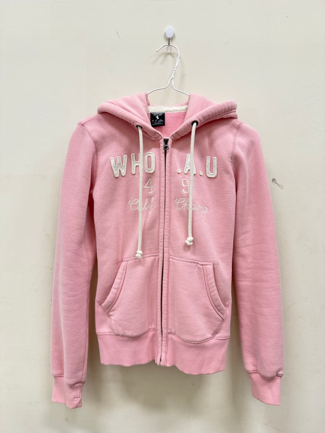 후아유 딸기우유 후드집업 상품이미지1