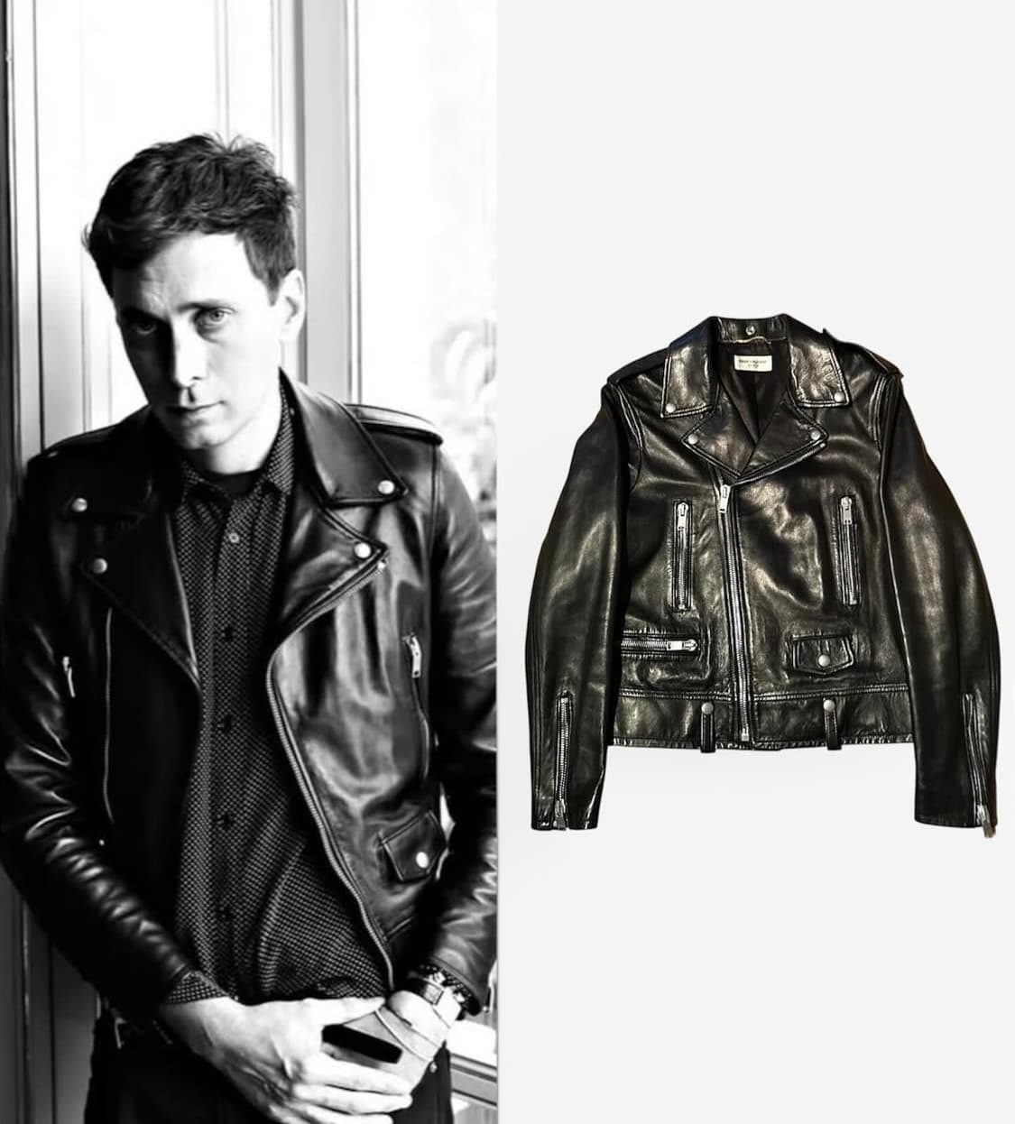 생로랑 14ss L01 에디시즌 램스킨 라이더 자켓 상품이미지1