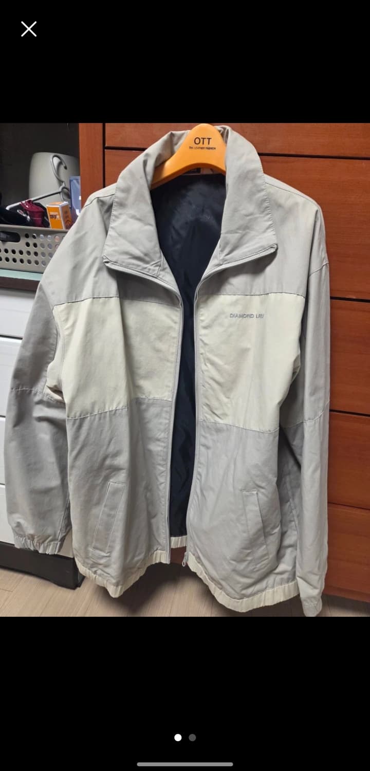 다이아몬드레이라 세퍼레이트 블록 트랙 자켓 J15 그레이 l사이즈 상품이미지1