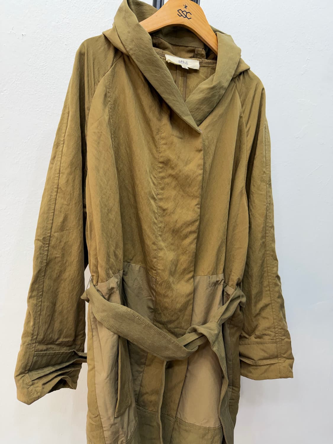 정품) 아떼 바네사브루노 오버핏 카키 야상 자켓 36  상품이미지2