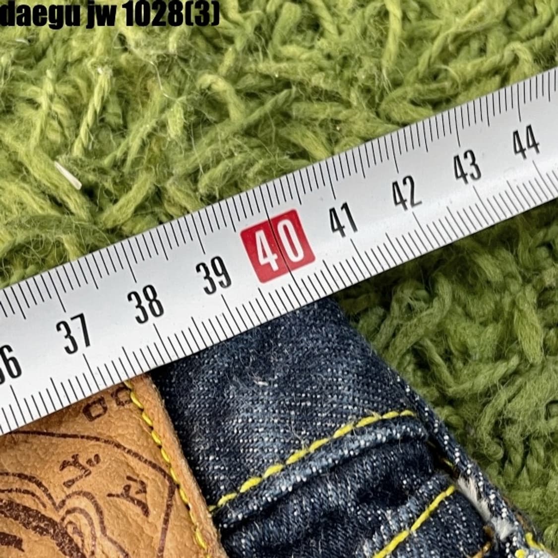 에비수 제팬 카모메 엠브로이드 데님팬츠 상품이미지7