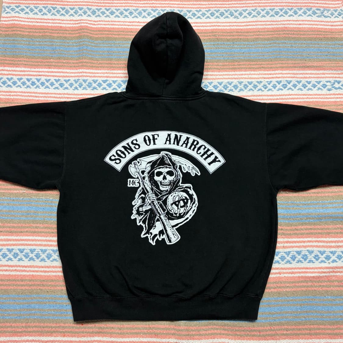 미국 빈티지 선즈오브아나키 후드티 후드집업 상품이미지1