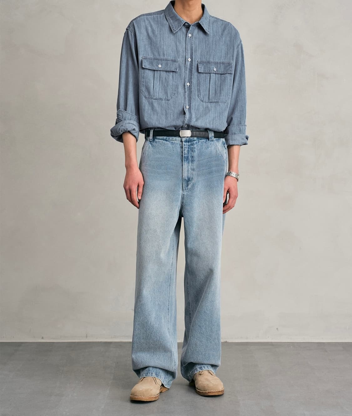 데케트X패션플레닛 와이드 데님 상품이미지5