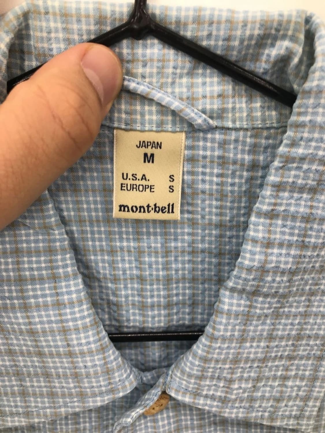 Montbell Bamboo Check S/S Shirt 상품이미지7