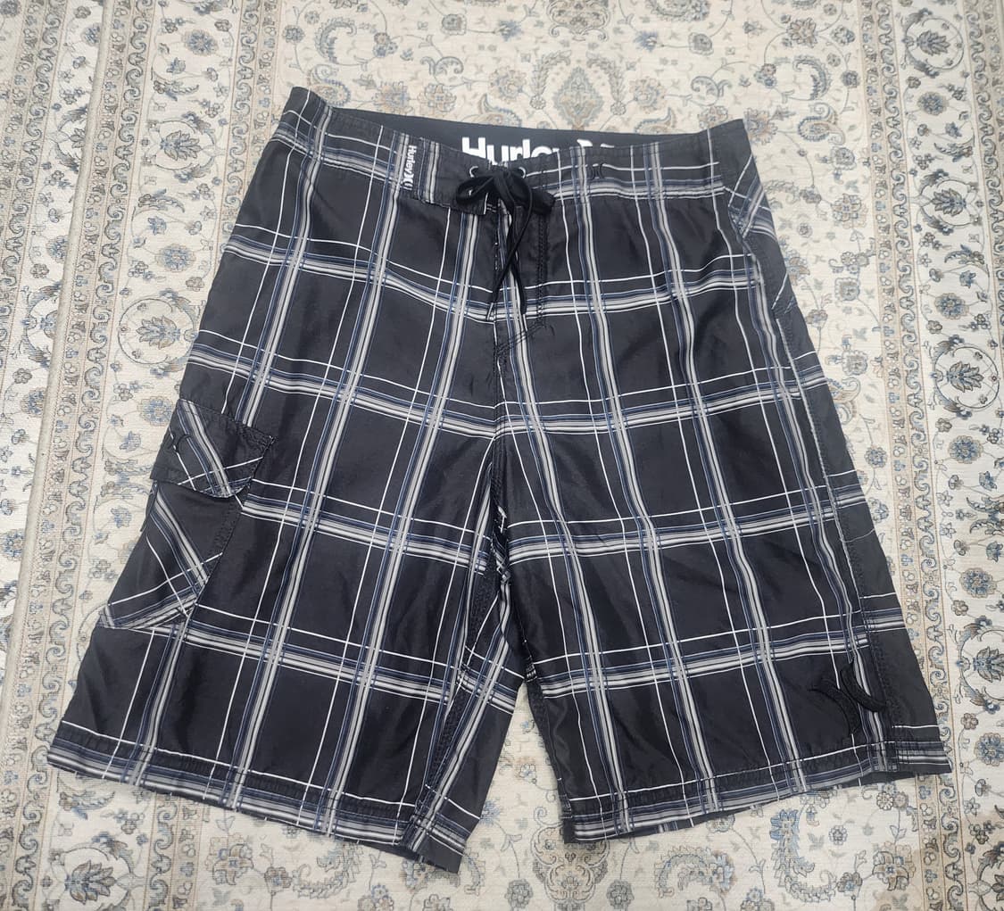 Hurley 헐리 푸에르토리코 체크 보드 숏팬츠 30 상품이미지2