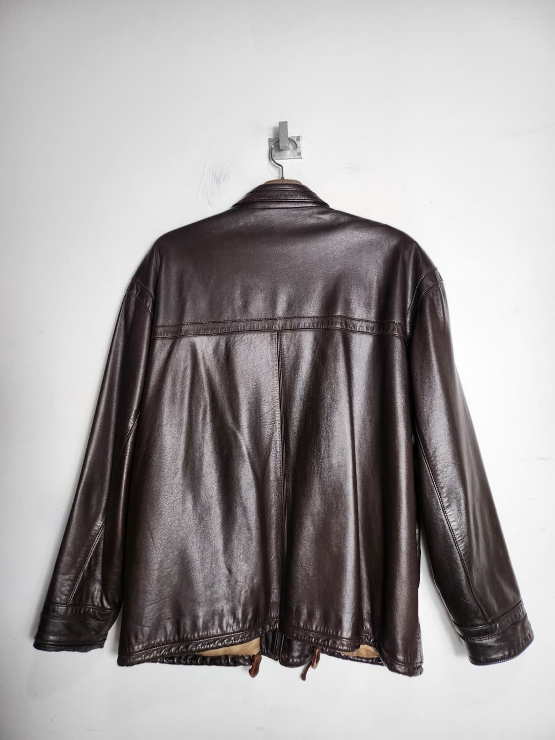 빈티지 브라운 가죽 자켓 상품이미지9