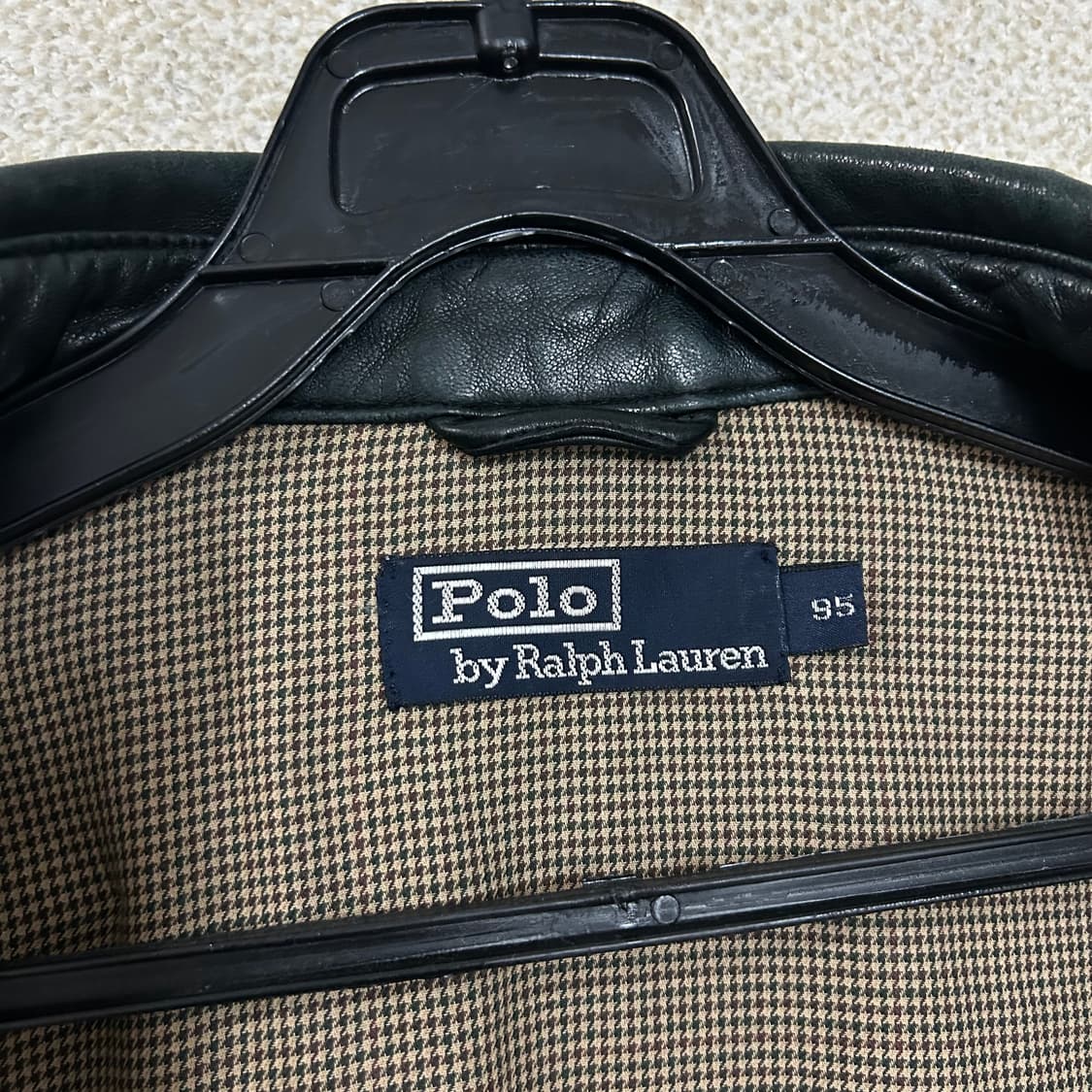  (L) 90s 폴로랄프로렌 맥스웰 램스킨 래더 자켓 상품이미지7