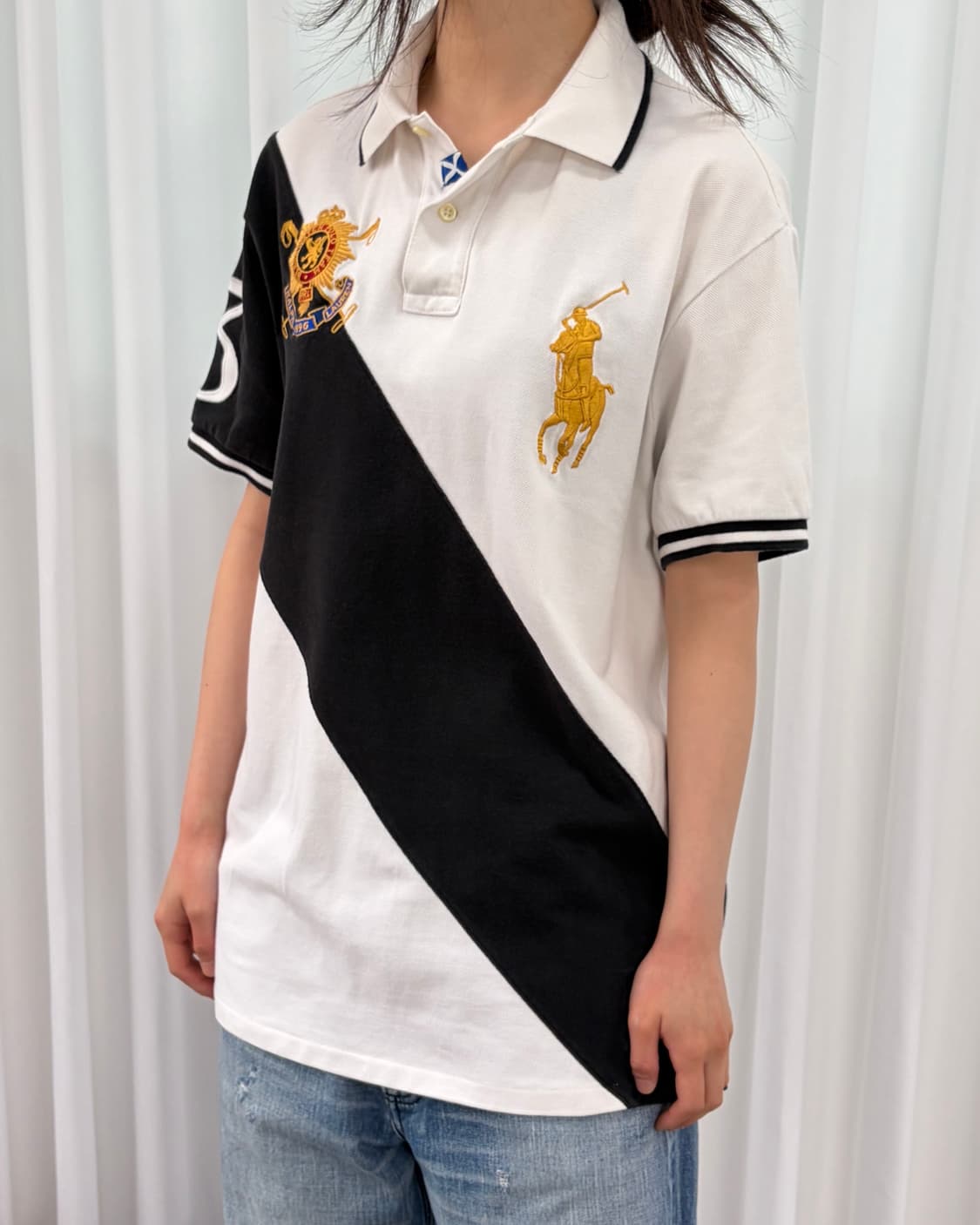 [M]폴로 랄프로렌 빅포니 블랙와치 치프키프 카라 티셔츠 상품이미지3